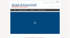 Desktop Screenshot of elbe-hydraulik.com